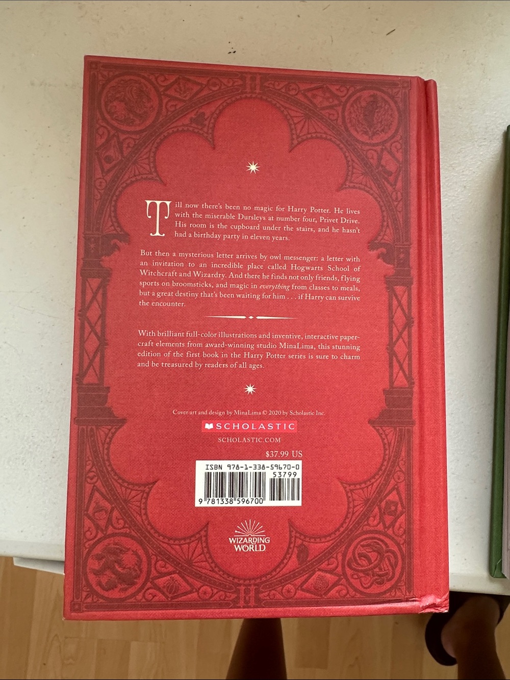 J.K. Rowling Harry Potter Hardcover Collector Set - Red, Green, Blue Editions - Picture 5 of 7